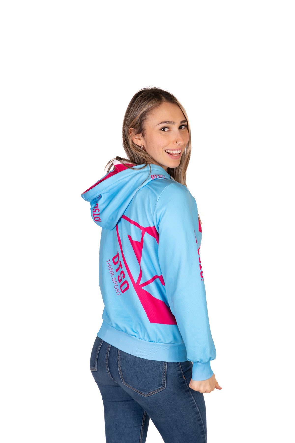 OTSO Hoodie - Light Blue & Pink – Produktansicht 16