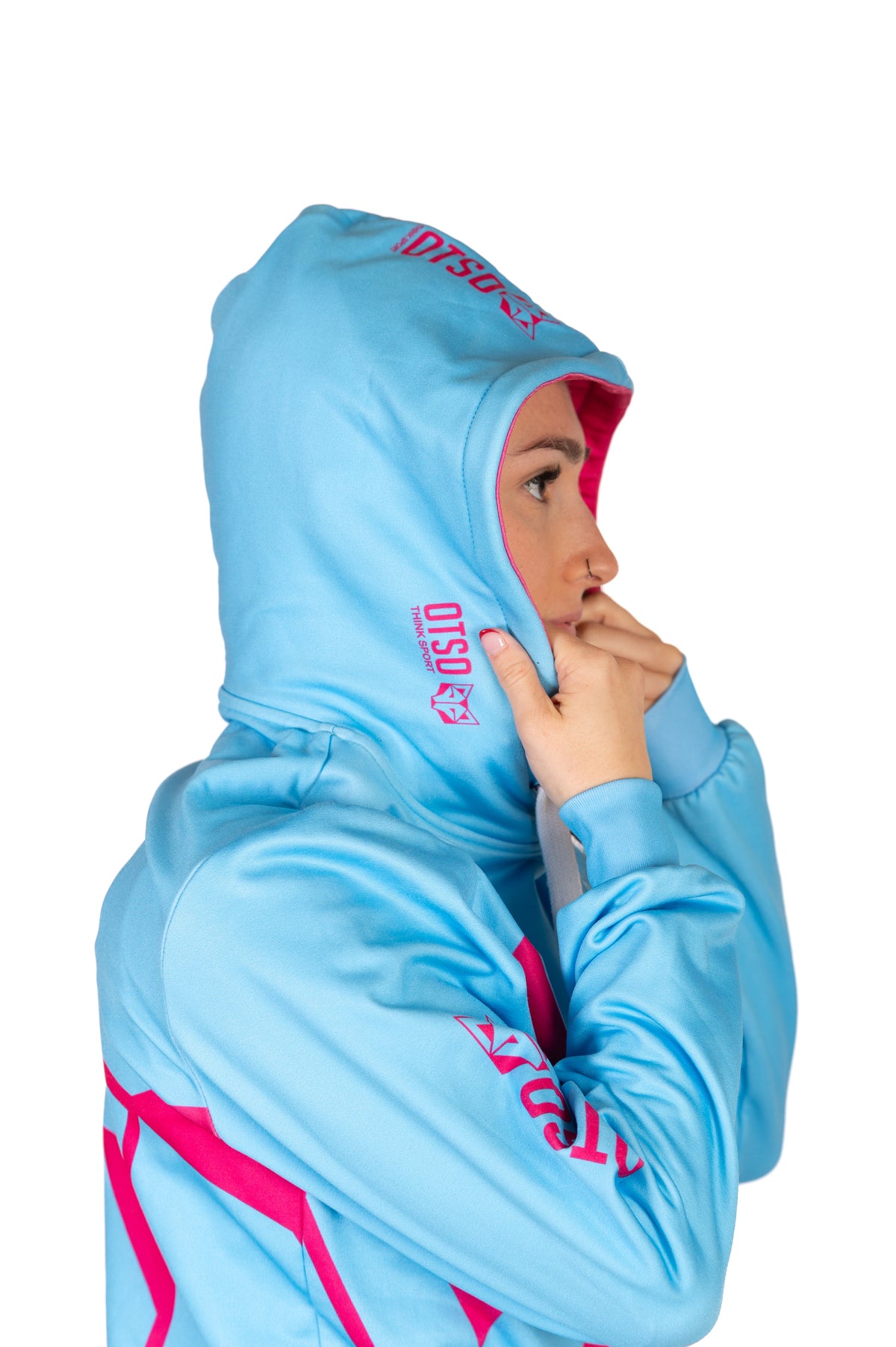 OTSO Hoodie - Light Blue & Pink – Produktansicht 21