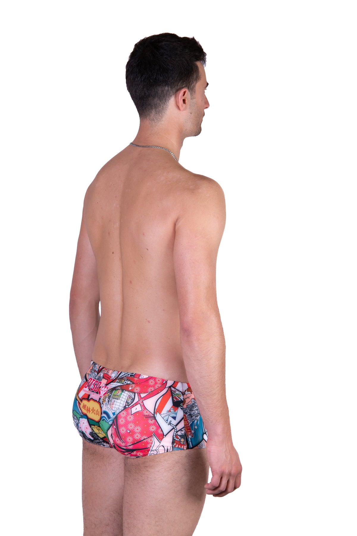 OTSO Herren Badehose Trunk - Popeye Art Show – Produktansicht 7