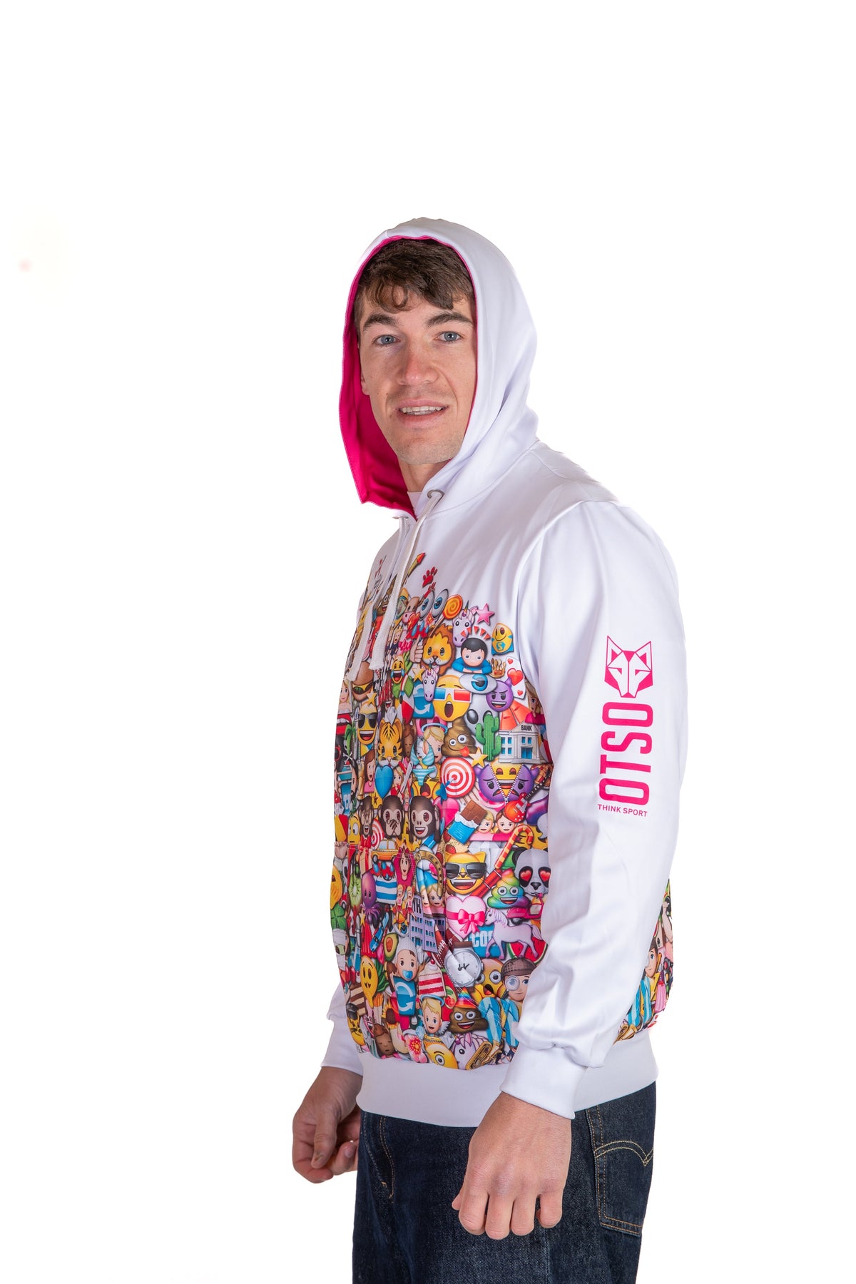 OTSO Hoodie - Emoji Big Wave – Produktansicht 15