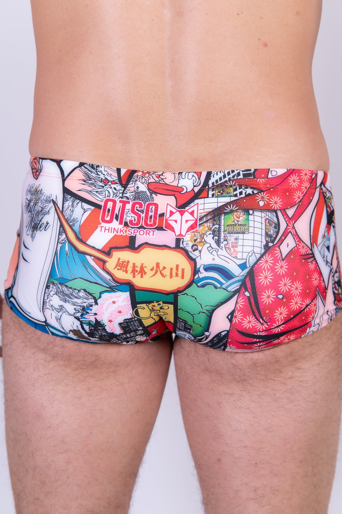 OTSO Herren Badehose Trunk - Popeye Art Show – Produktansicht 12