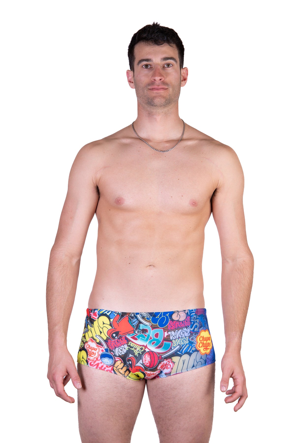 OTSO Herren Badehose Trunk - Chupa Chups Graffiti – Produktansicht 4