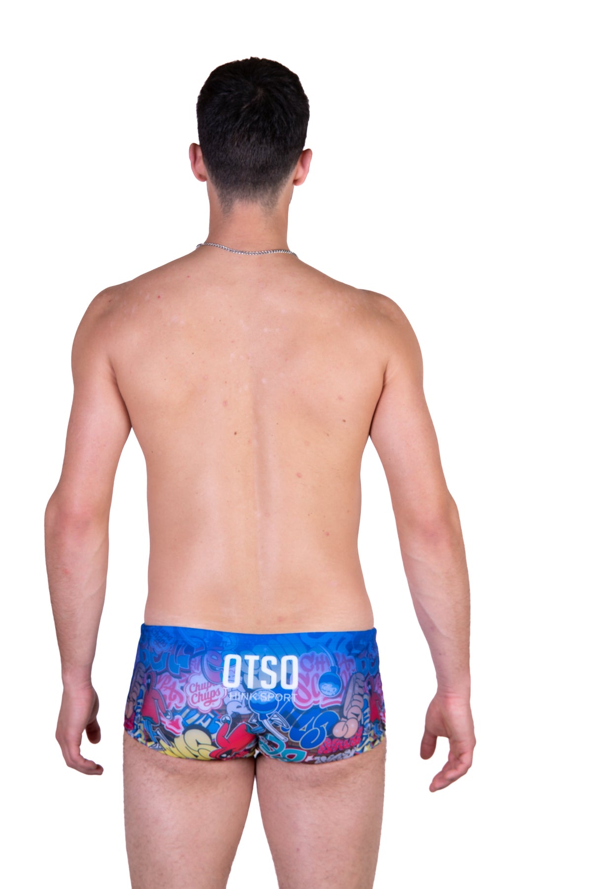 OTSO Herren Badehose Trunk - Chupa Chups Graffiti – Produktansicht 9
