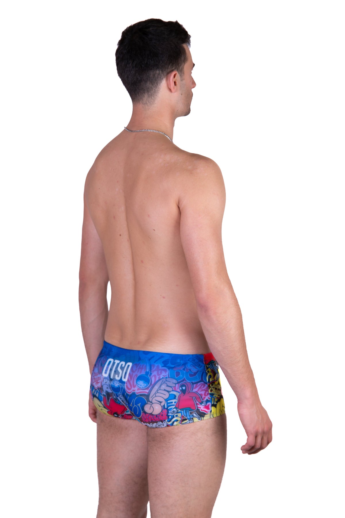 OTSO Herren Badehose Trunk - Chupa Chups Graffiti – Produktansicht 7