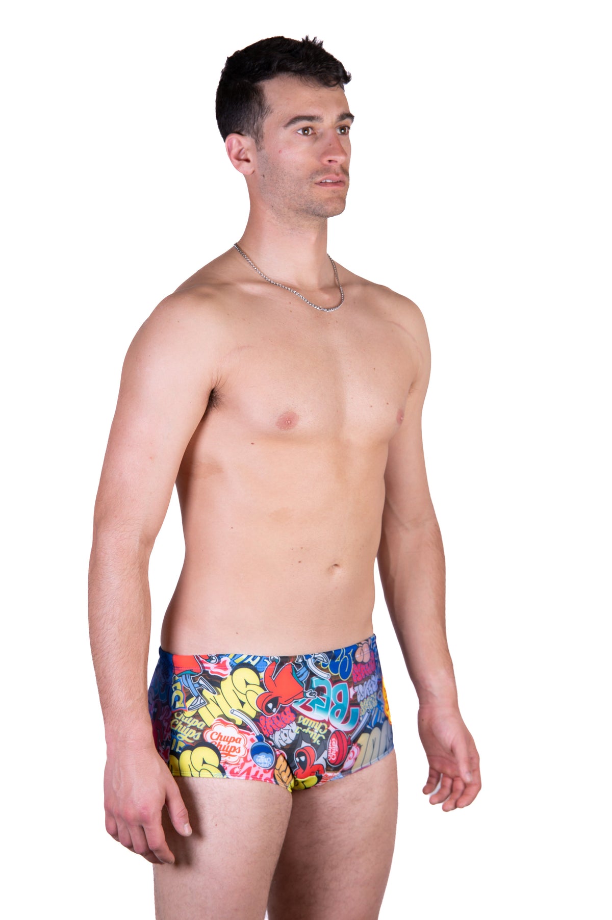 OTSO Herren Badehose Trunk - Chupa Chups Graffiti – Produktansicht 5