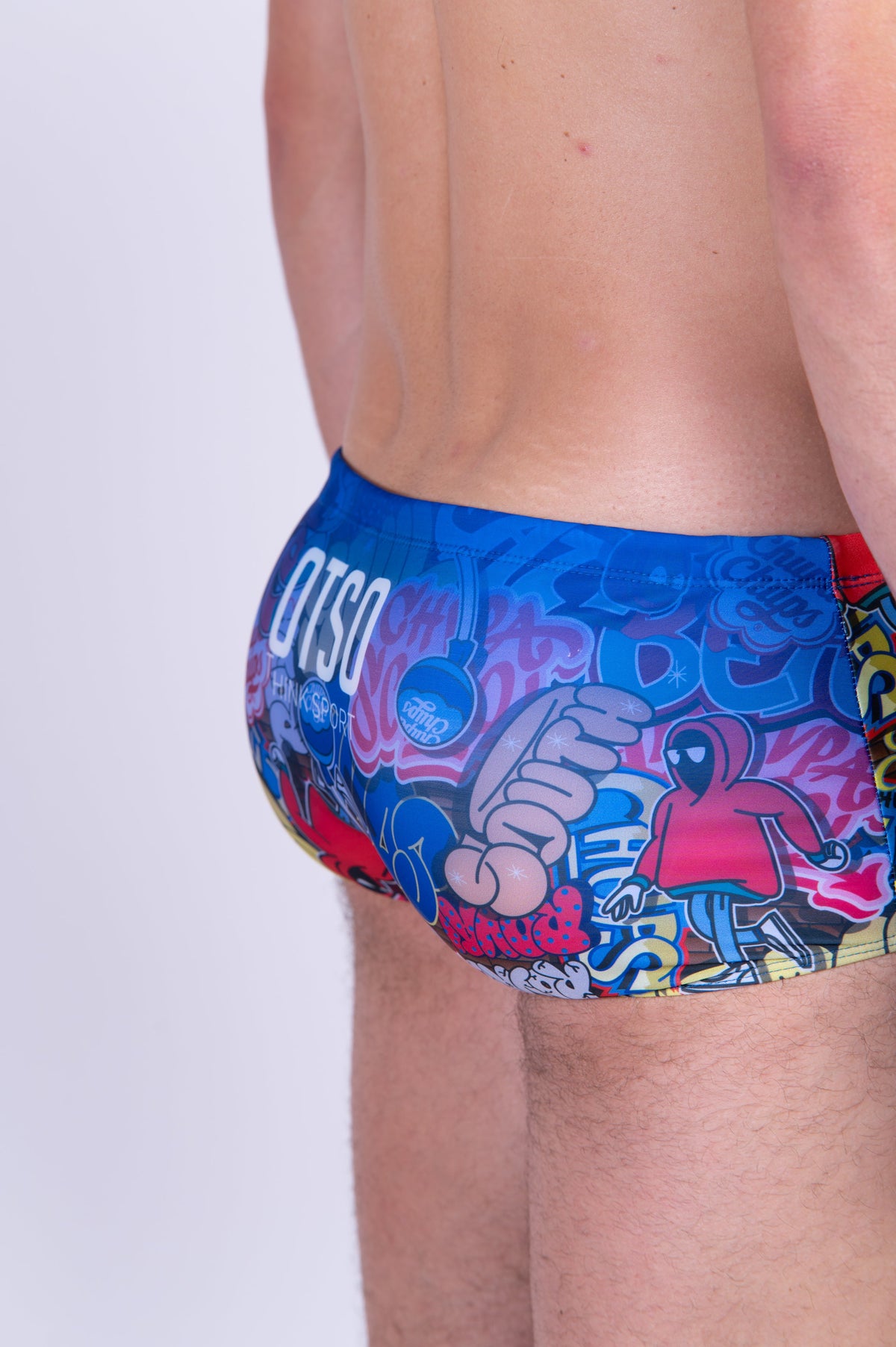OTSO Herren Badehose Trunk - Chupa Chups Graffiti – Produktansicht 11