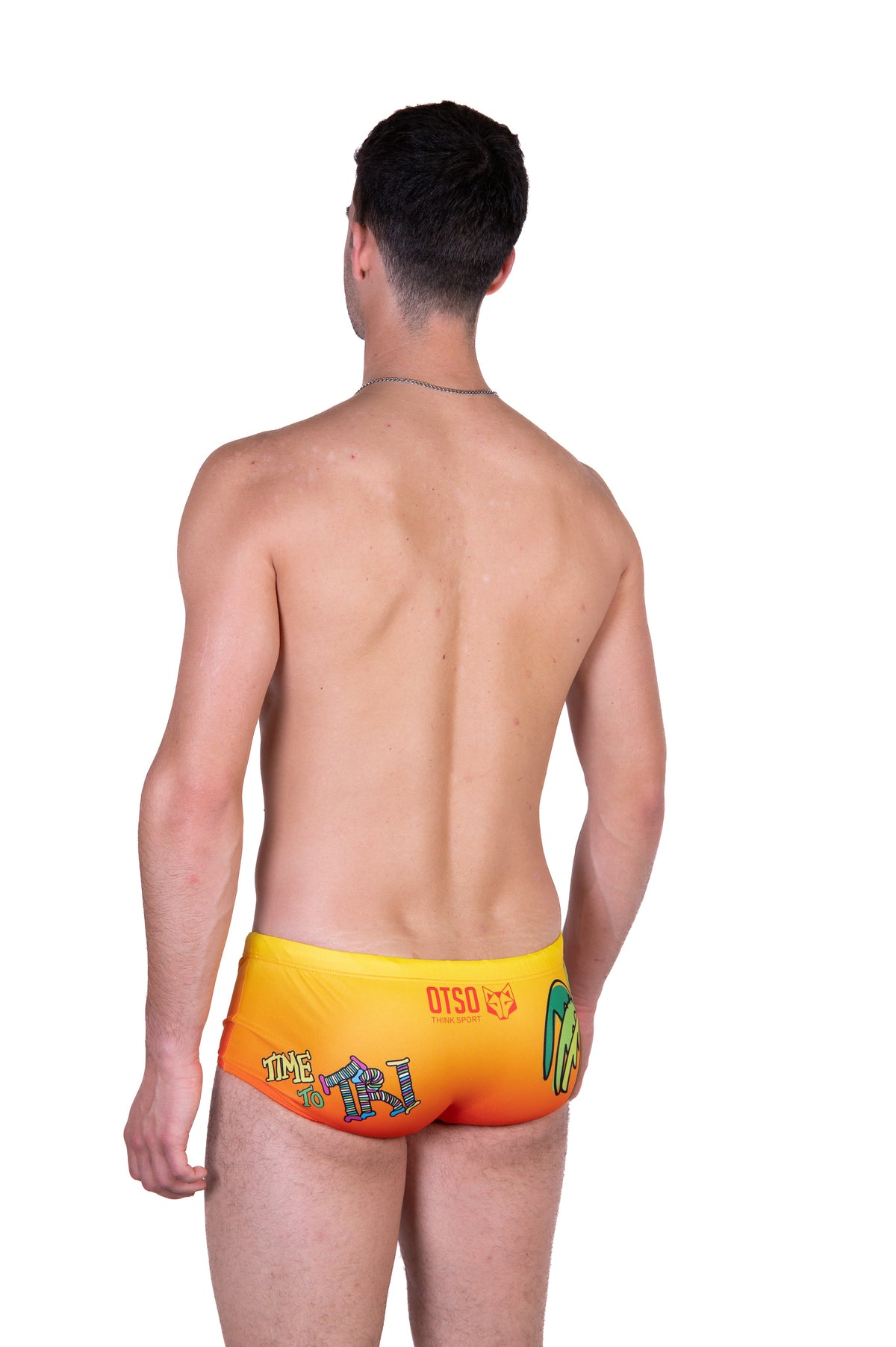 OTSO Herren Badehose Trunk - Time to tri Bike – Produktansicht 8