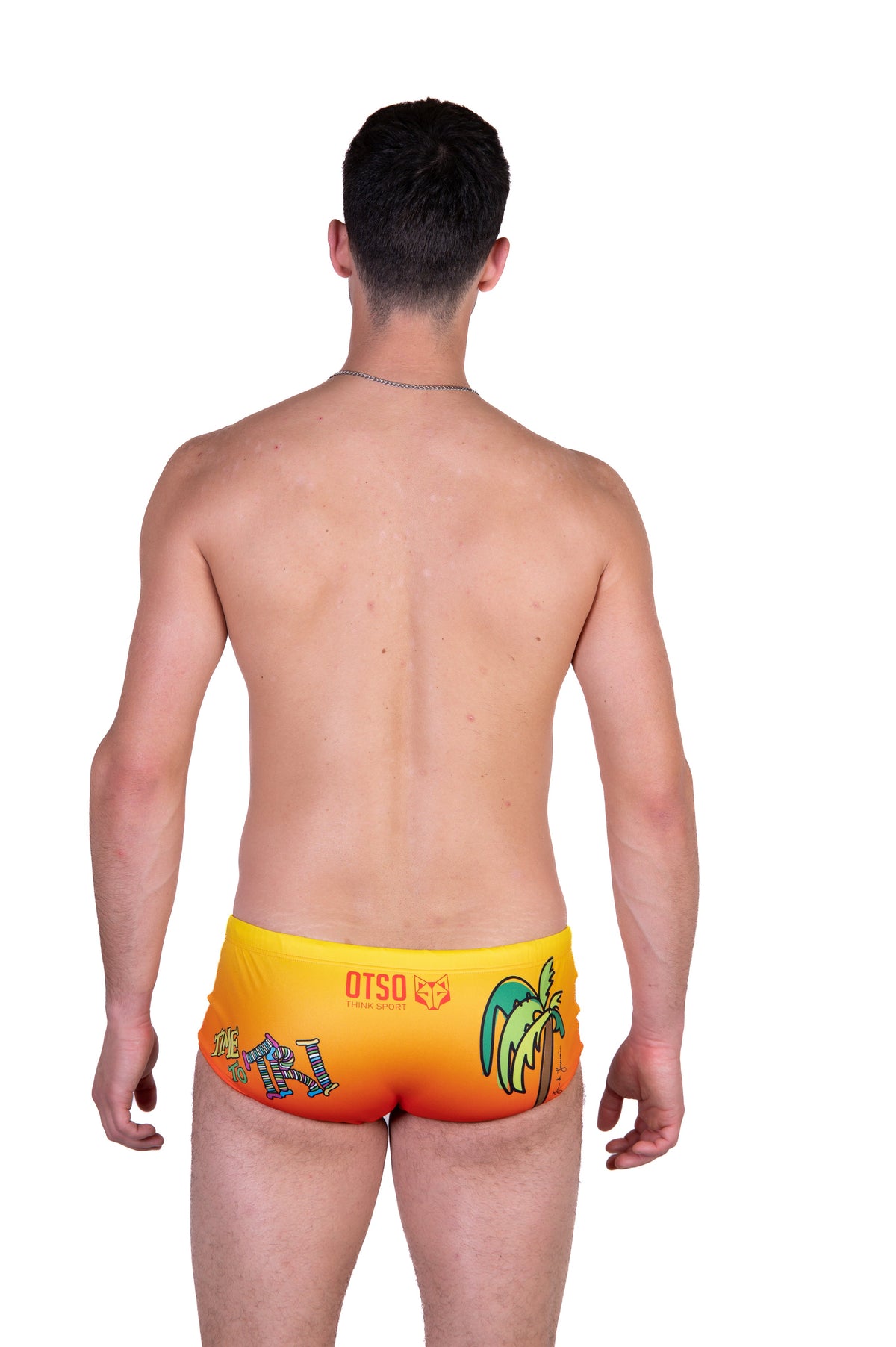 OTSO Herren Badehose Trunk - Time to tri Bike – Produktansicht 9