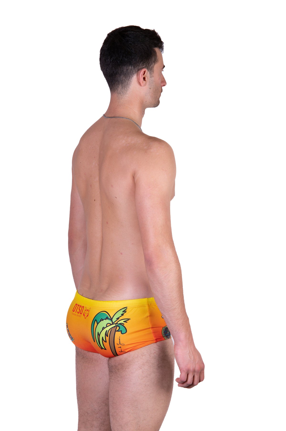 OTSO Herren Badehose Trunk - Time to tri Bike – Produktansicht 7