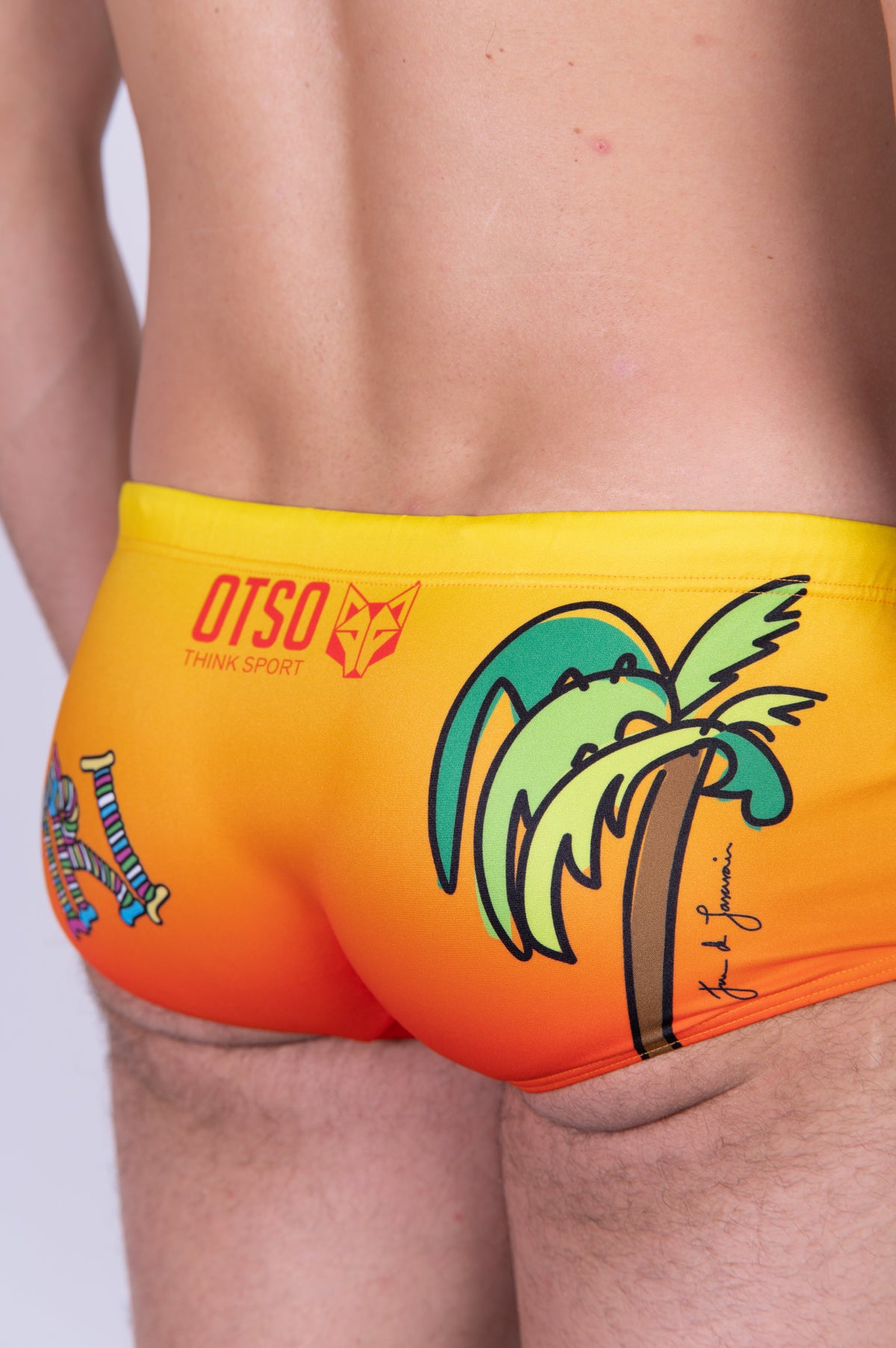 OTSO Herren Badehose Trunk - Time to tri Run – Produktansicht 12
