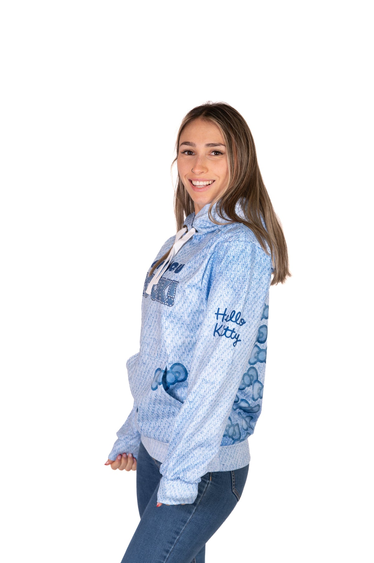 OTSO Hoodie - Hello Kitty Denim – Produktansicht 6