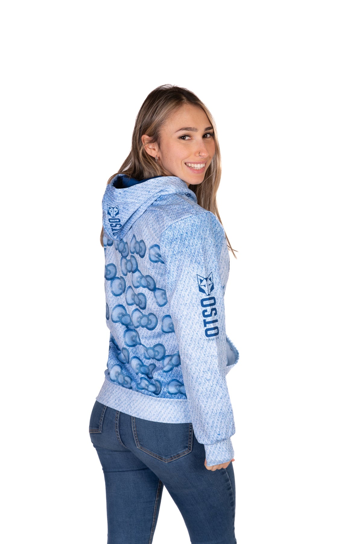 OTSO Hoodie - Hello Kitty Denim – Produktansicht 7