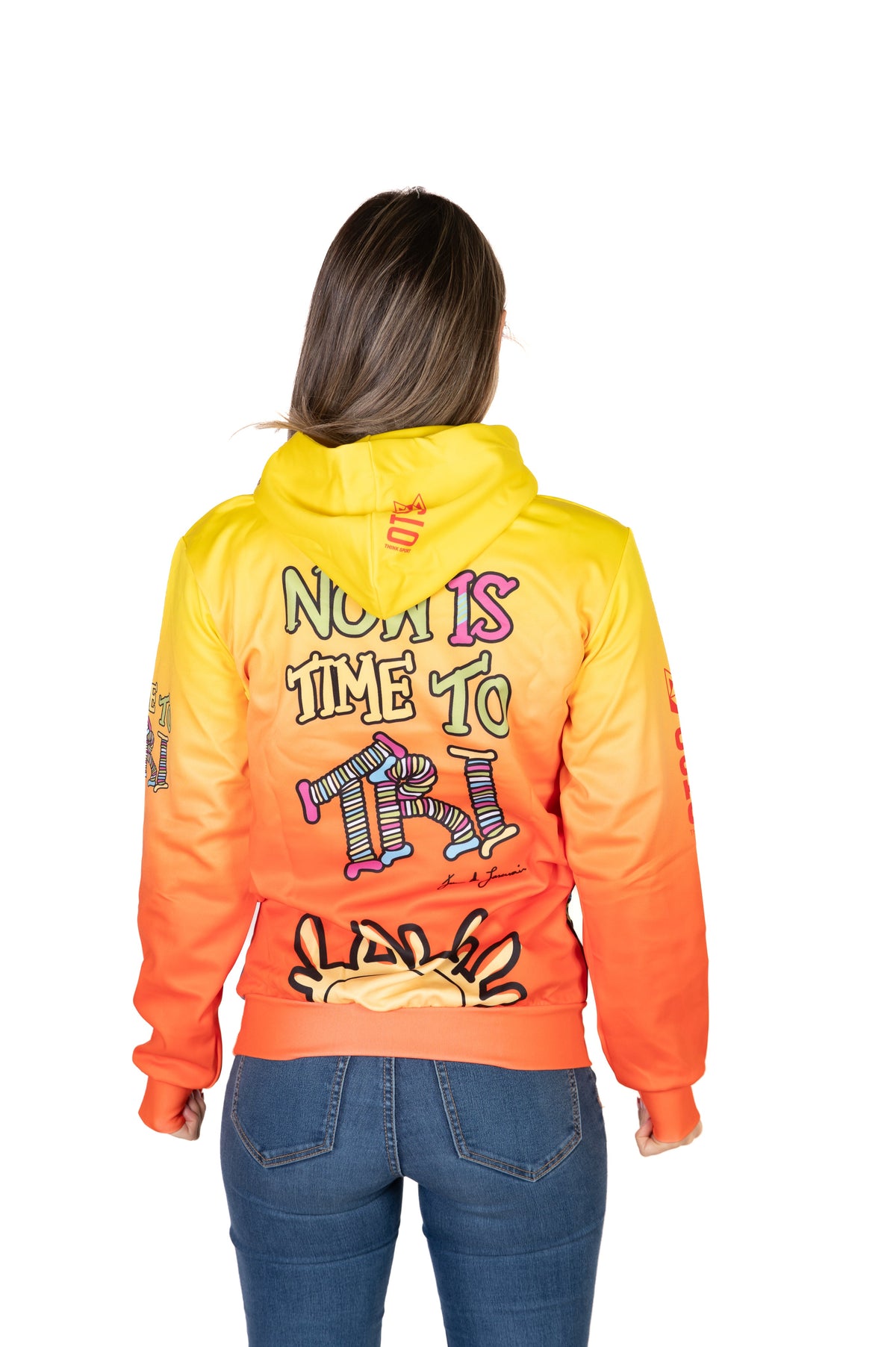 OTSO Hoodie - Time to tri Man Bike – Produktansicht 17