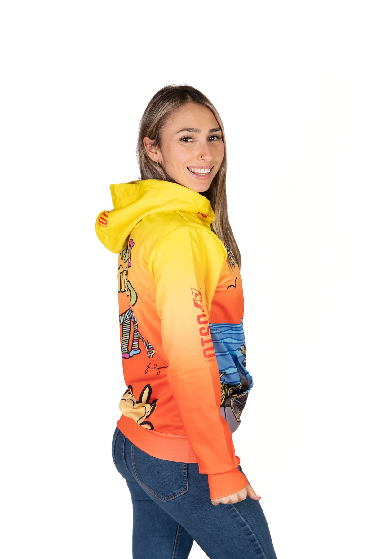 OTSO Hoodie - Time to tri Man Bike – Produktansicht 16