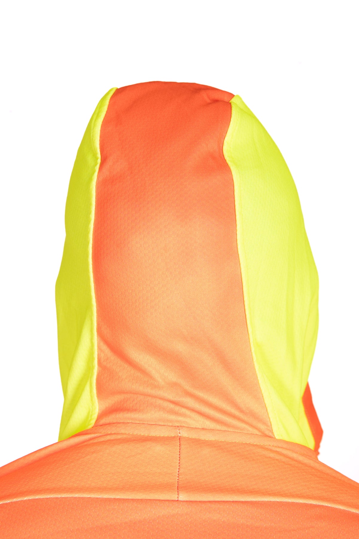 OTSO Unisex Sport-Hoodie - Fluo Orange & Fluo Yellow – Produktansicht 11