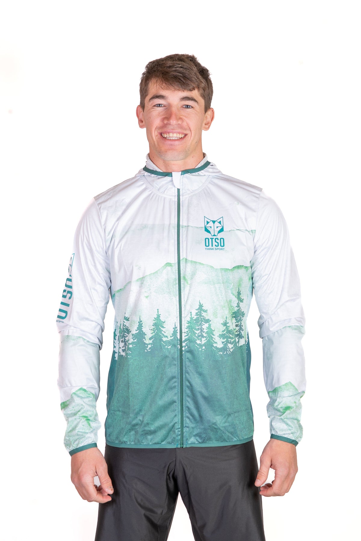 OTSO Unisex Laufjacke - Green Forest – Produktansicht 4