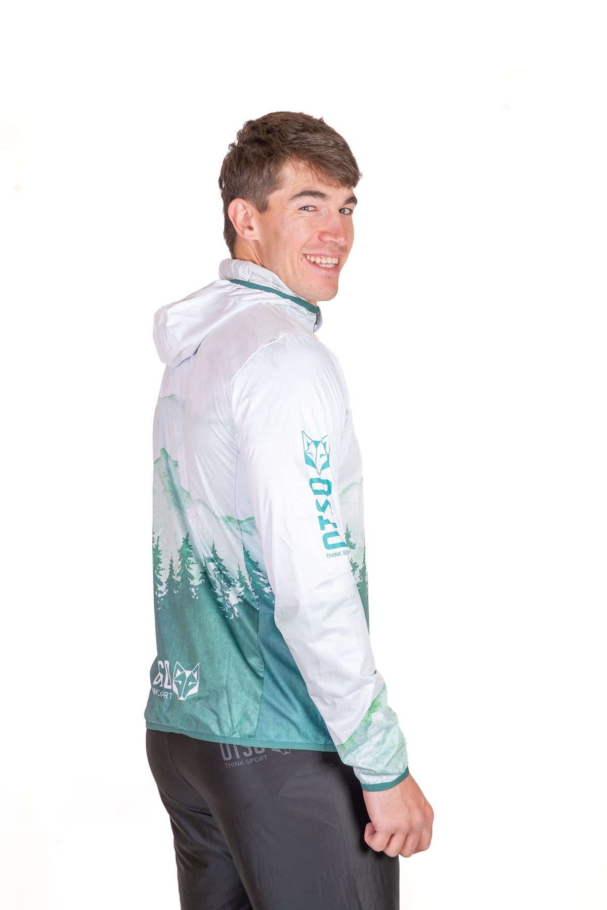 OTSO Unisex Laufjacke - Green Forest – Produktansicht 6