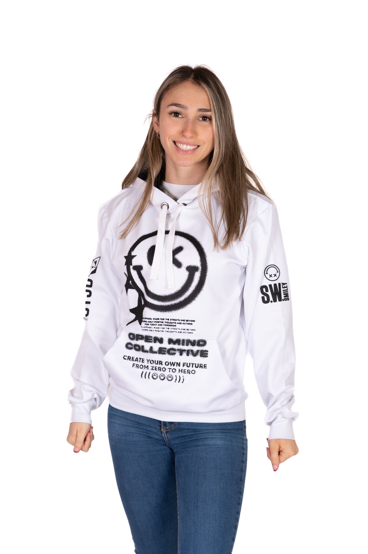 OTSO Hoodie - S.W.Smiley Airbrushed Infinity – Produktansicht 4