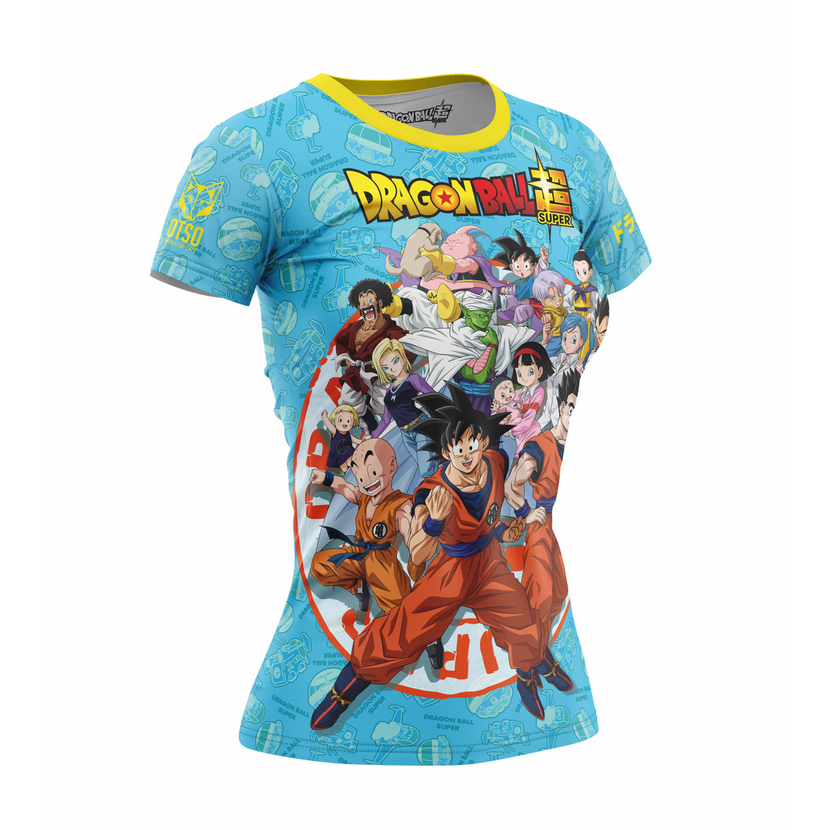 OTSO Damen Kurzarm-Funktionsshirt - Dragon Ball Super Family – Produktansicht