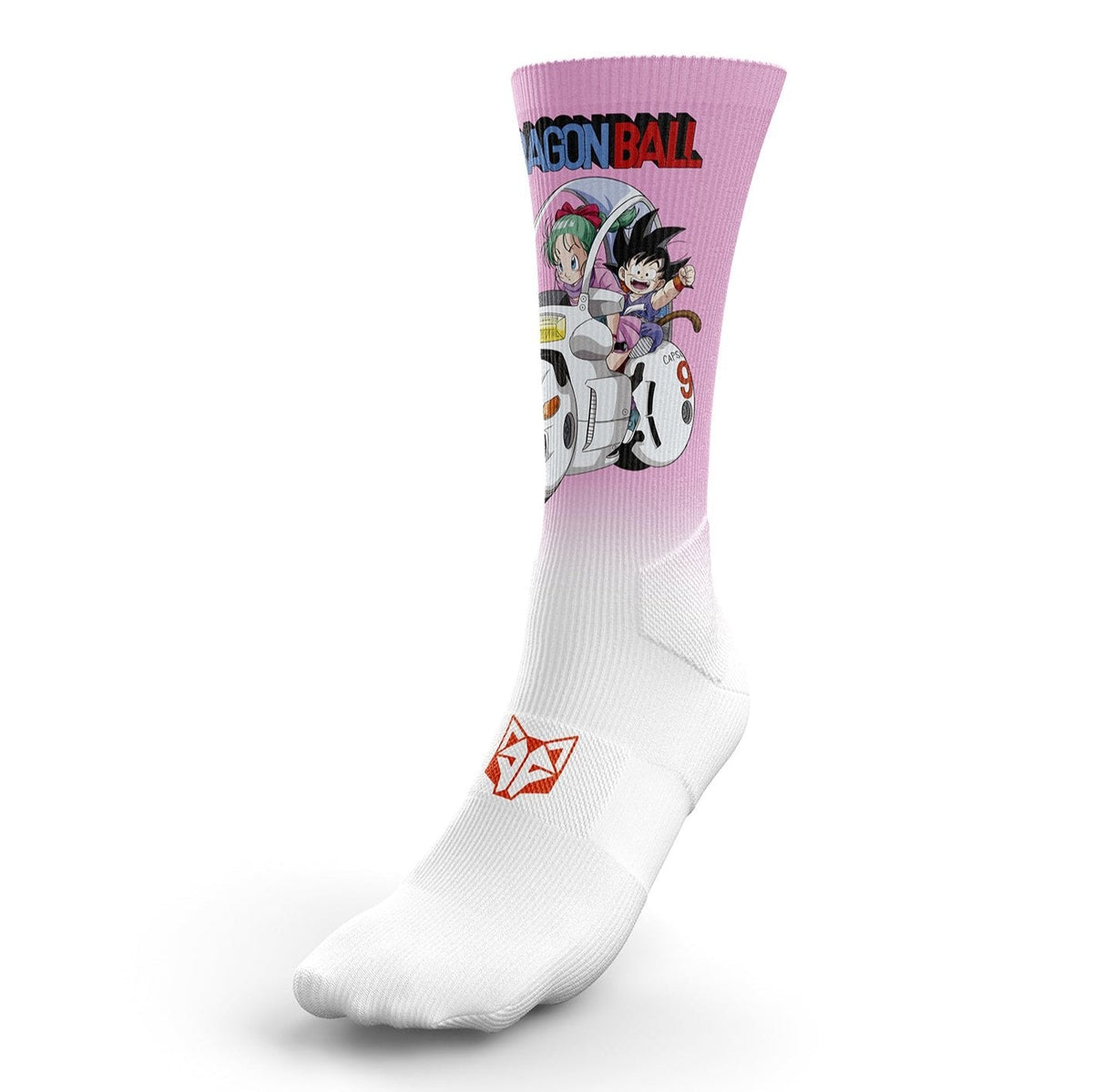 OTSO Sublimierte Sportsocken - Dragon Ball Bulma – Produktansicht