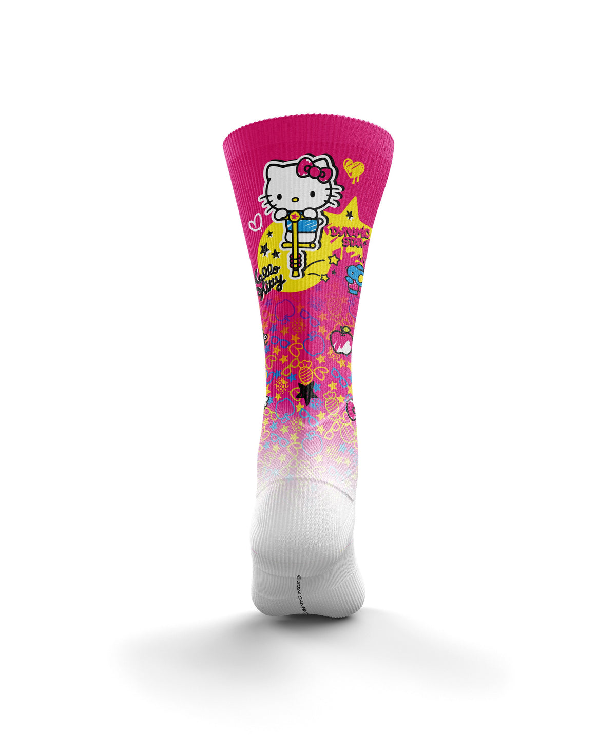 OTSO Sublimierte Sportsocken - Hello Kitty Sparkle – Produktansicht 2