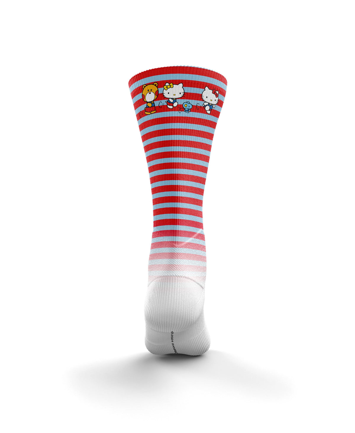 OTSO Sublimierte Sportsocken - Hello Kitty Stripes – Produktansicht 2