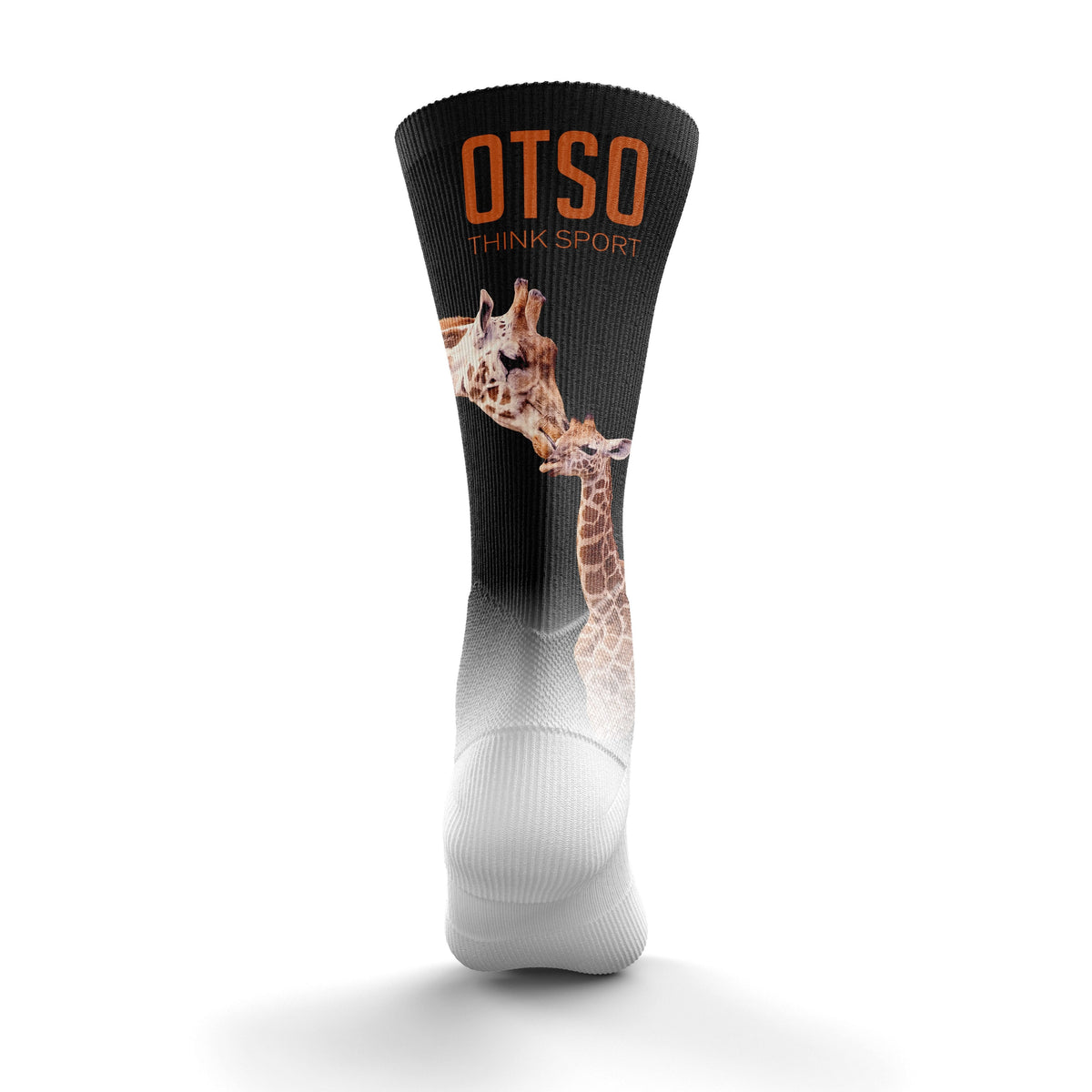 OTSO Sublimierte Sportsocken - Giraffe – Produktansicht 2
