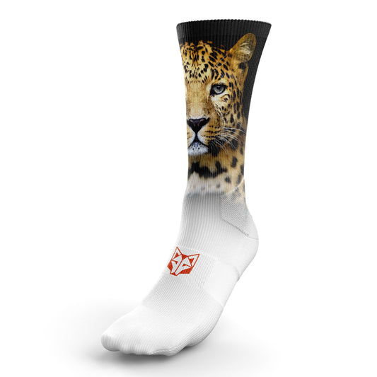 OTSO Sublimierte Sportsocken - Leopard – Produktansicht