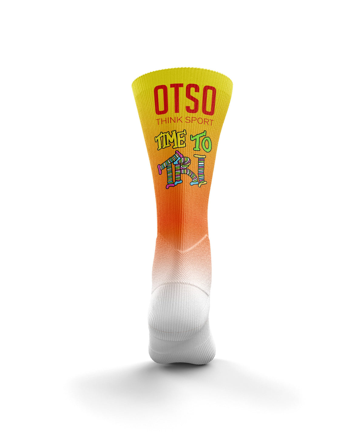 OTSO Sublimierte Sportsocken - Time to tri Man Bike – Produktansicht 2