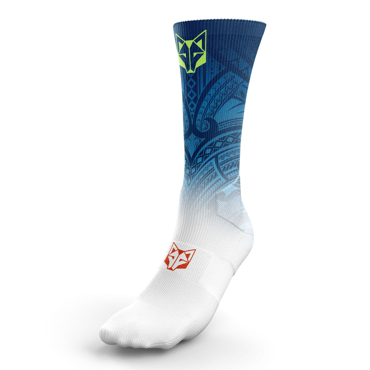 OTSO Sublimierte Sportsocken - Maori Blue – Produktansicht