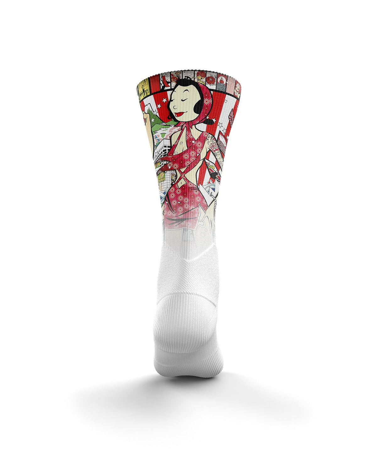 OTSO Sublimierte Sportsocken - Popeye Art Show – Produktansicht 2