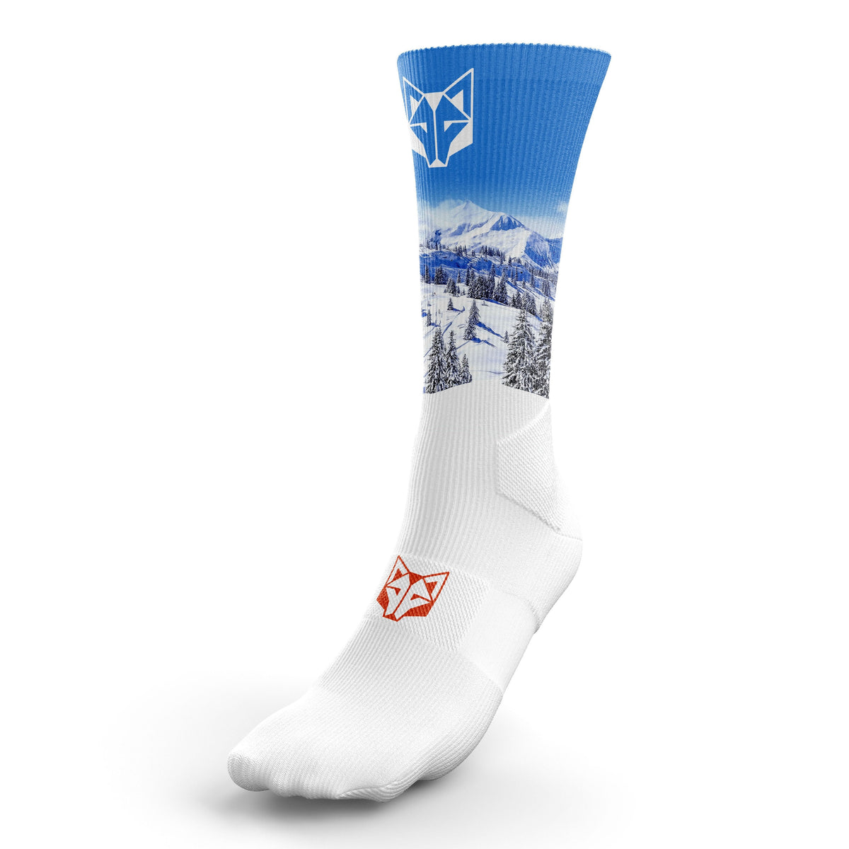 OTSO Sublimierte Sportsocken - Snow Forest – Produktansicht