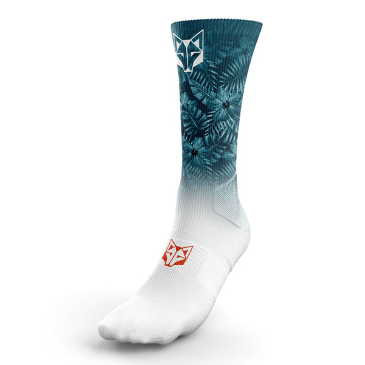 OTSO Sublimierte Sportsocken - Tropical Green – Produktansicht