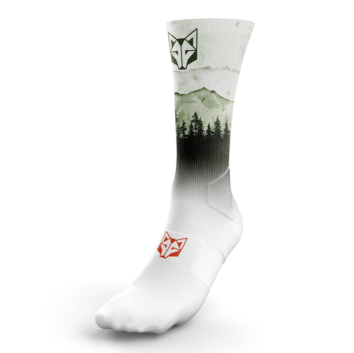 OTSO Sublimierte Sportsocken - Green Forest – Produktansicht