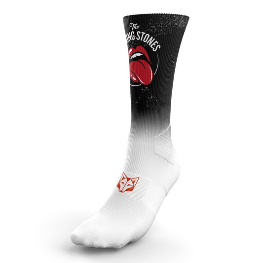 OTSO Sublimierte Sportsocken - Running Stones Black – Produktansicht