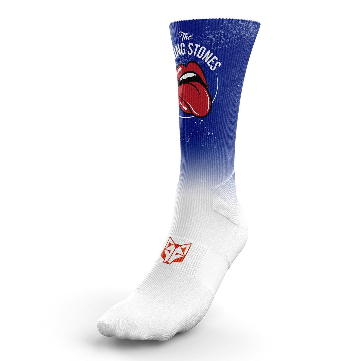 OTSO Sublimierte Sportsocken - Running Stones Blue – Produktansicht