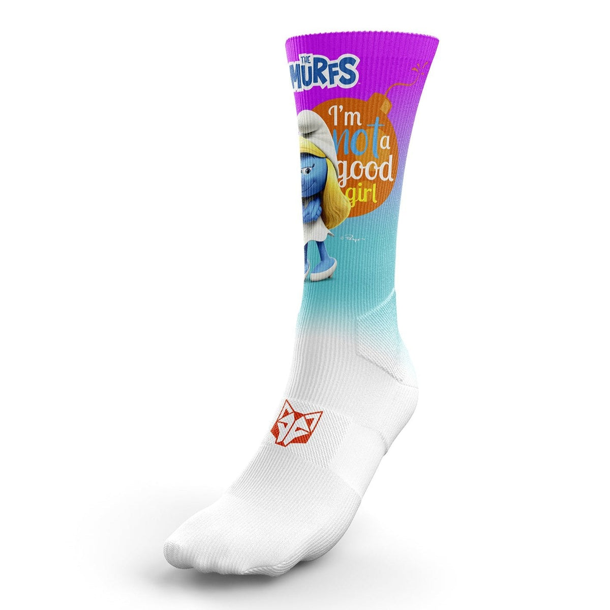 OTSO Sublimierte Sportsocken - Smurfs Have Fun – Produktansicht