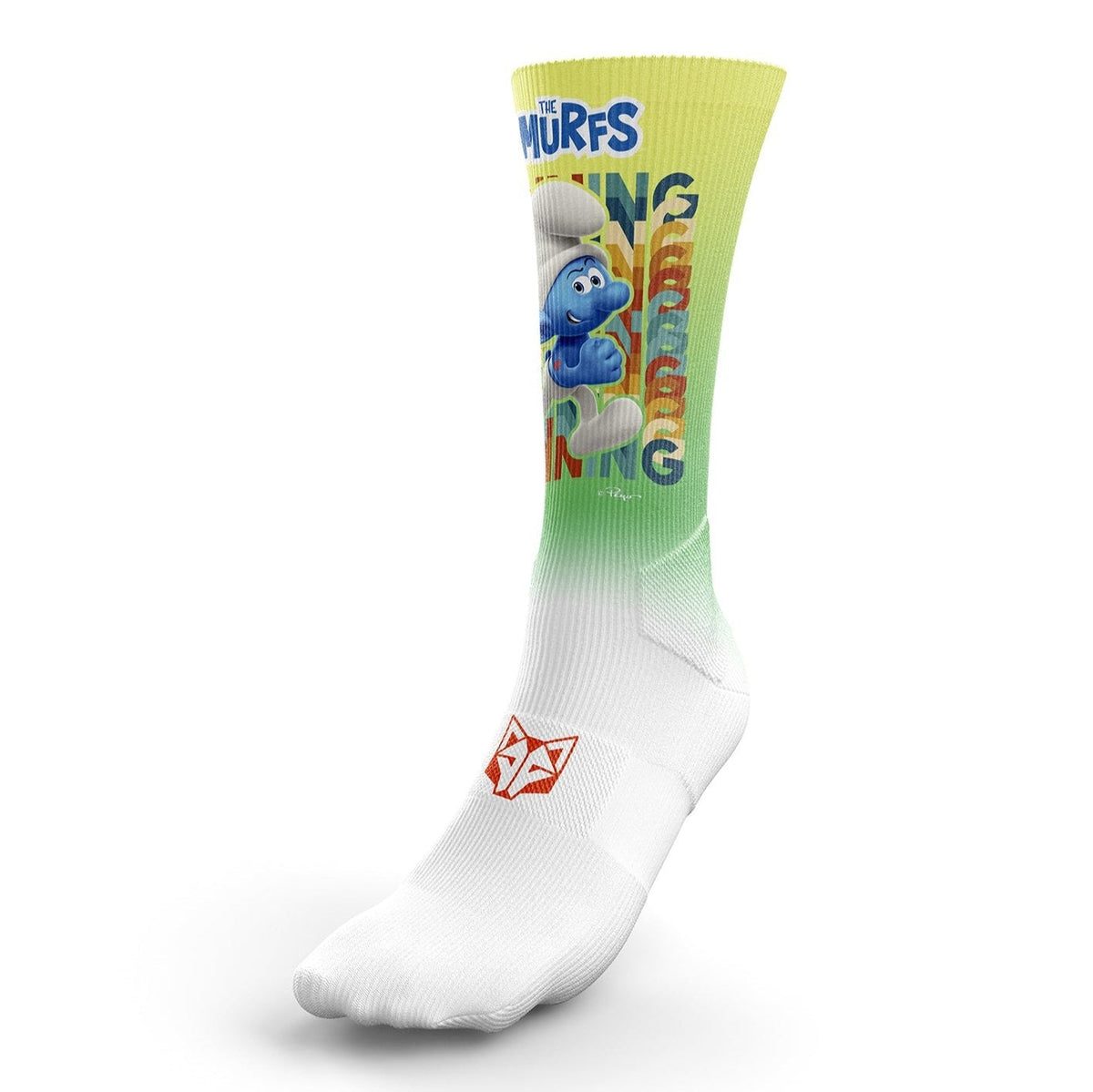 OTSO Sublimierte Sportsocken - Smurfs Running – Produktansicht