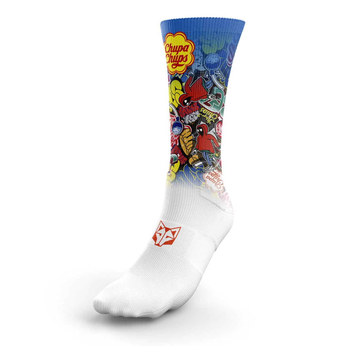 OTSO Sublimierte Sportsocken - Chupa Chups Graffiti – Produktansicht
