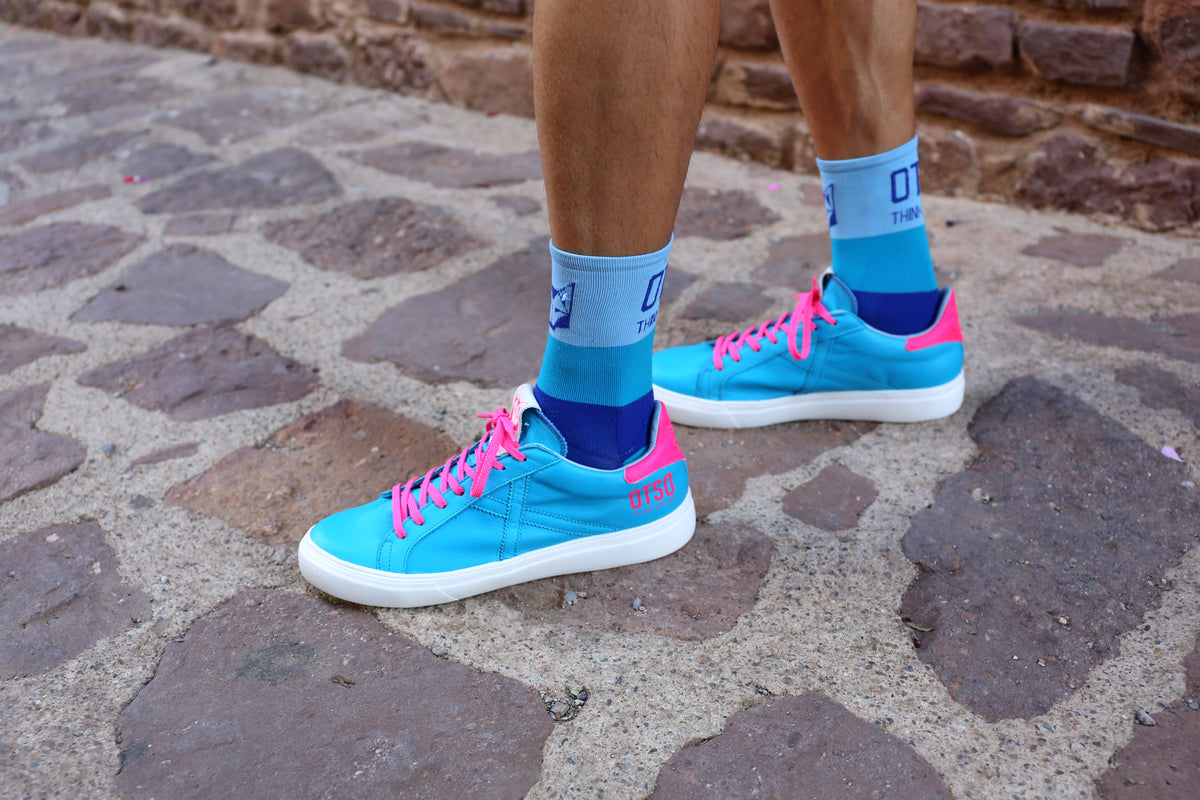 OTSO OTSO x Munich Sneaker Türkisblau - Damen – Produktansicht 4