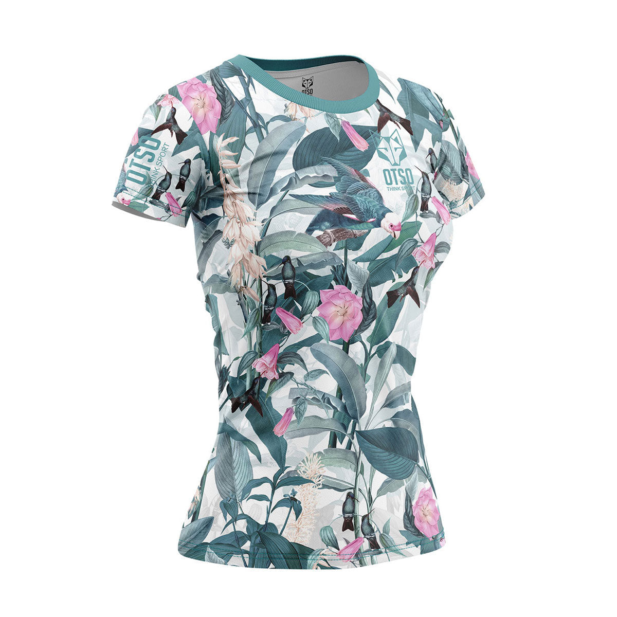OTSO Damen Kurzarm-Funktionsshirt - Garden – Produktansicht
