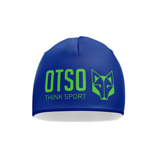 OTSO Sportmütze - Electric Blue & Fluo Green – Produktansicht