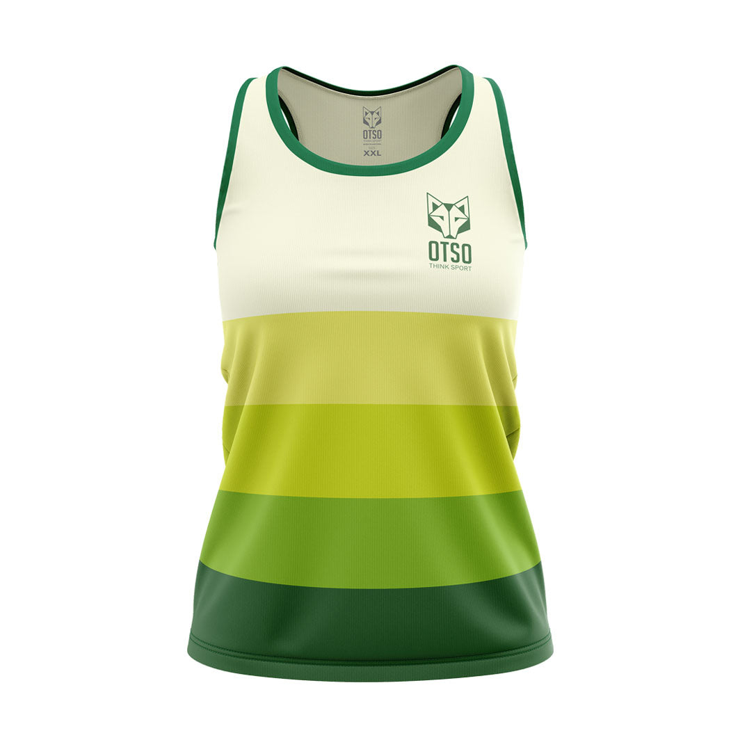 OTSO Damen Lauf-Singlet - Green – Produktansicht