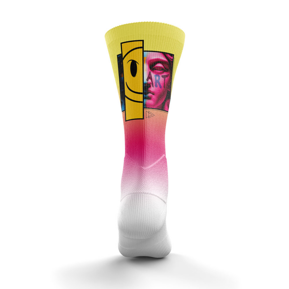 OTSO Sublimierte Sportsocken - Emoji Glow-Up – Produktansicht 2