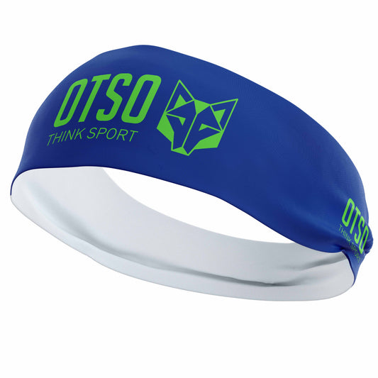 OTSO Sport-Stirnband - OTSO Sport Electric Blue / Fluo Green – Produktansicht