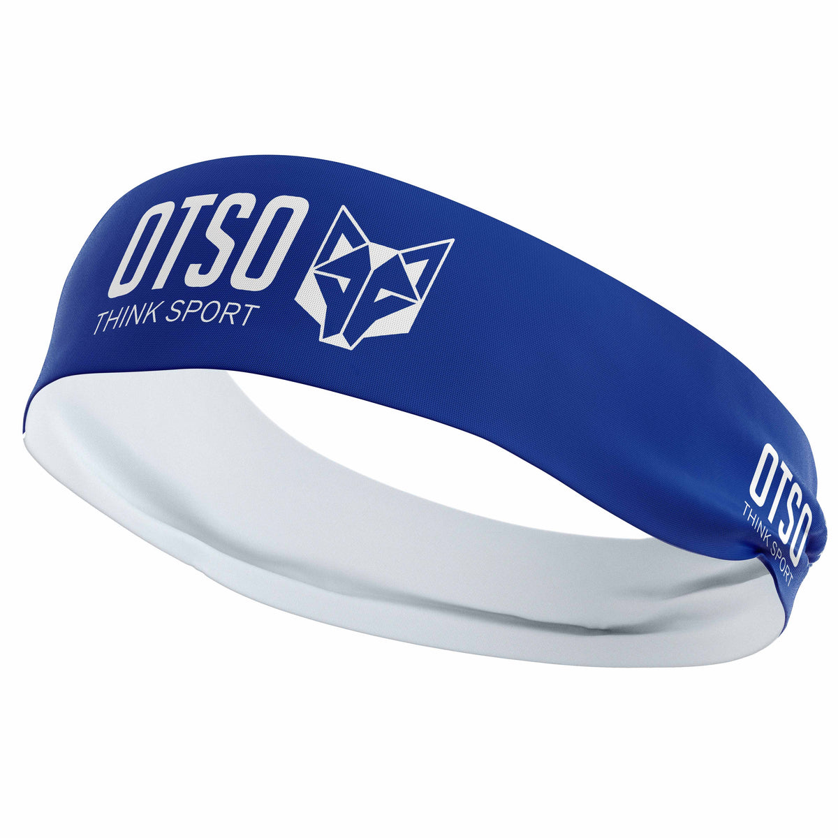 OTSO Sport-Stirnband - OTSO Sport Electric Blue / White – Produktansicht 2