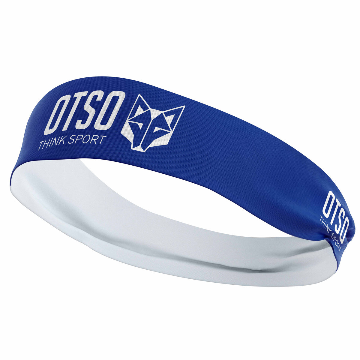 OTSO Sport-Stirnband - OTSO Sport Electric Blue / White – Produktansicht 3