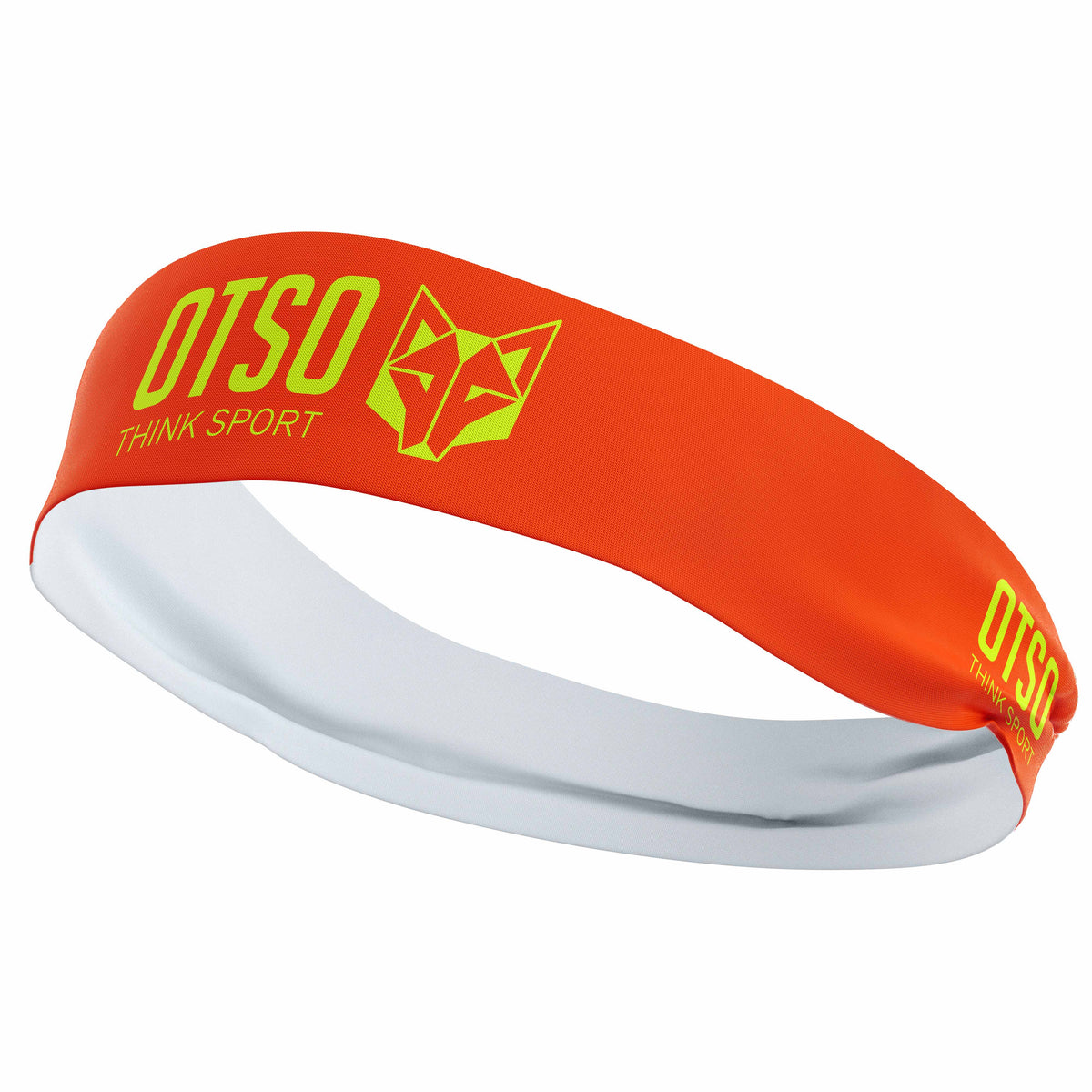 OTSO Sport-Stirnband - OTSO Sport Fluo Orange / Fluo Yellow – Produktansicht 3