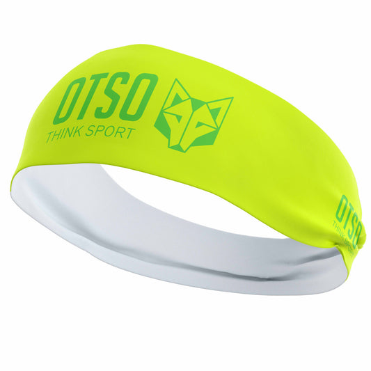 OTSO Sport-Stirnband - OTSO Sport Fluo Yellow / Fluo Green – Produktansicht