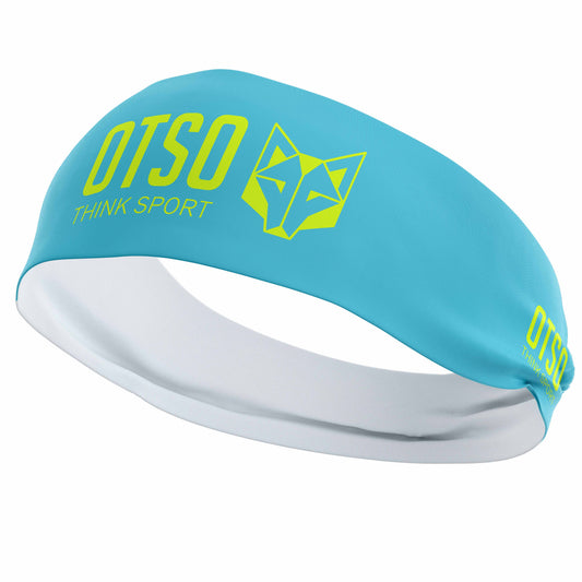 OTSO Sport-Stirnband - OTSO Sport Light Blue / Fluo Yellow – Produktansicht